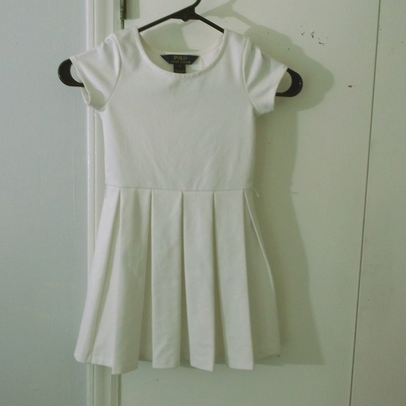 ralph lauren girls white dress